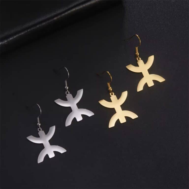 Boucles D'oreilles Amazigh Symbole Berbère 1