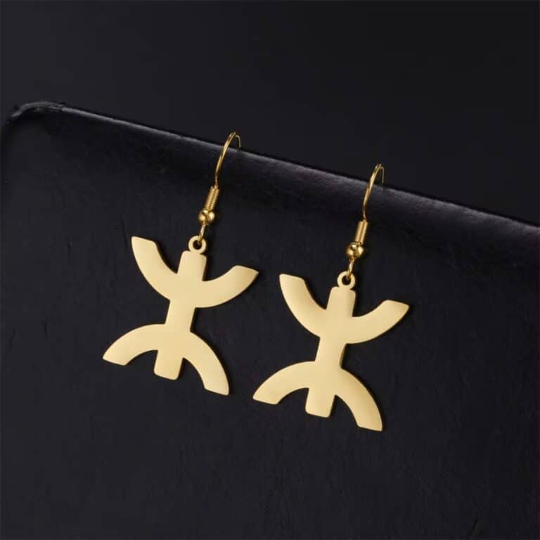 Boucles D'oreilles Amazigh Symbole Berbère 2