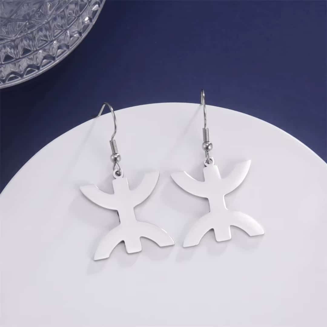 Boucles D'oreilles Amazigh Symbole Berbère 3