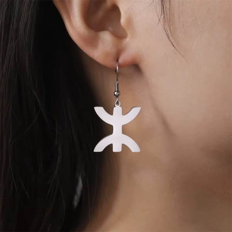 Boucles D'oreilles Amazigh Symbole Berbère 5