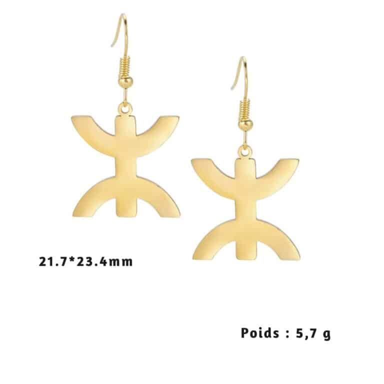 Boucles D'oreilles Amazigh Symbole Berbère 6