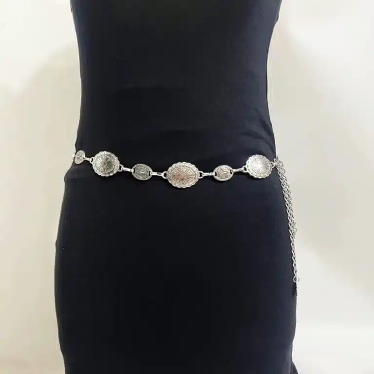 Chaîne de taille ovale en métal pour femmes