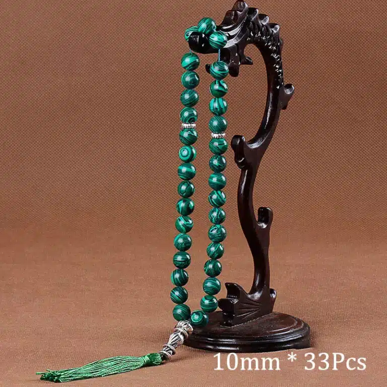 Chapelet islam 33 perles - Vert