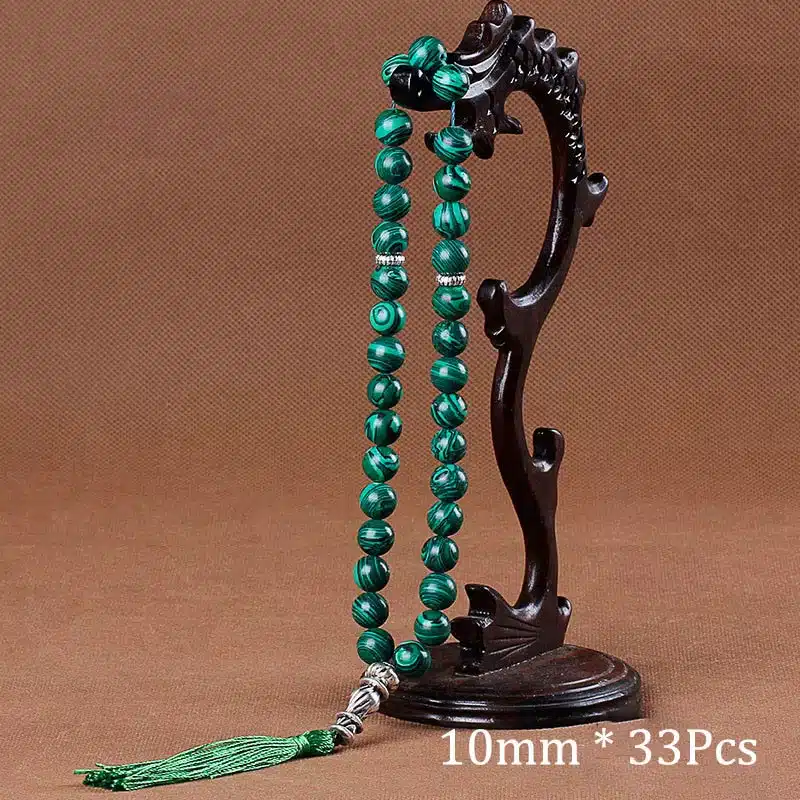 Chapelet islam 33 perles - Vert