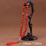 Chapelet islam 33 perles - Rouge