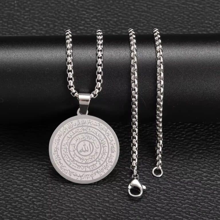 Collier allah en acier inoxydable