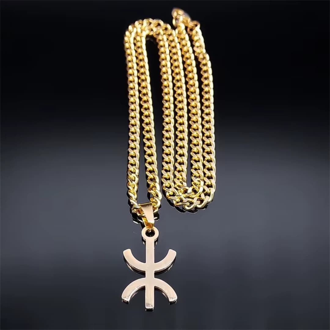 Collier Amazigh Acier Inoxydable 1