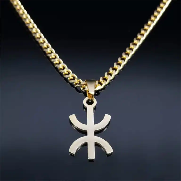 Collier Amazigh acier inoxydable