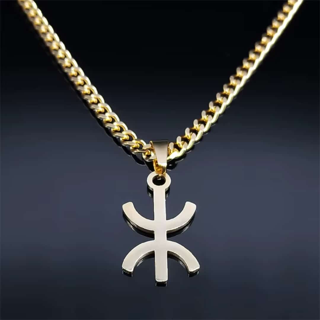 Collier Amazigh Acier Inoxydable 2