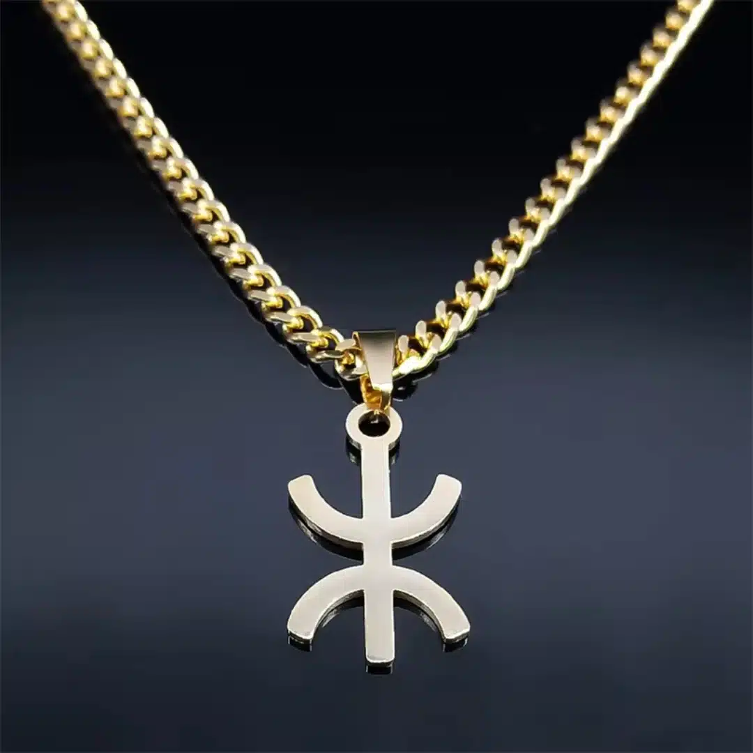 Collier Amazigh acier inoxydable