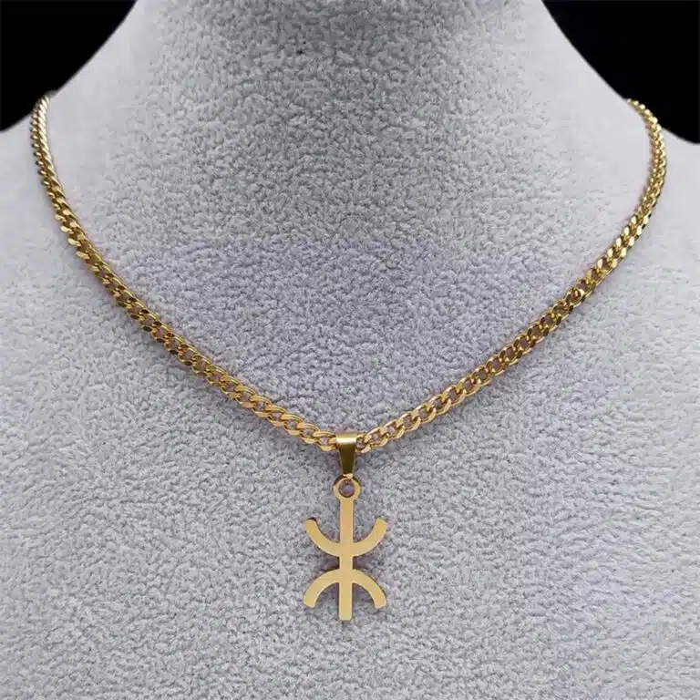 Collier Amazigh acier inoxydable
