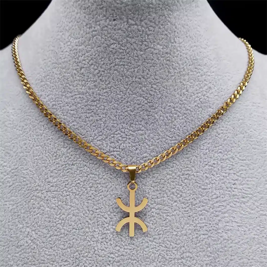 Collier Amazigh acier inoxydable