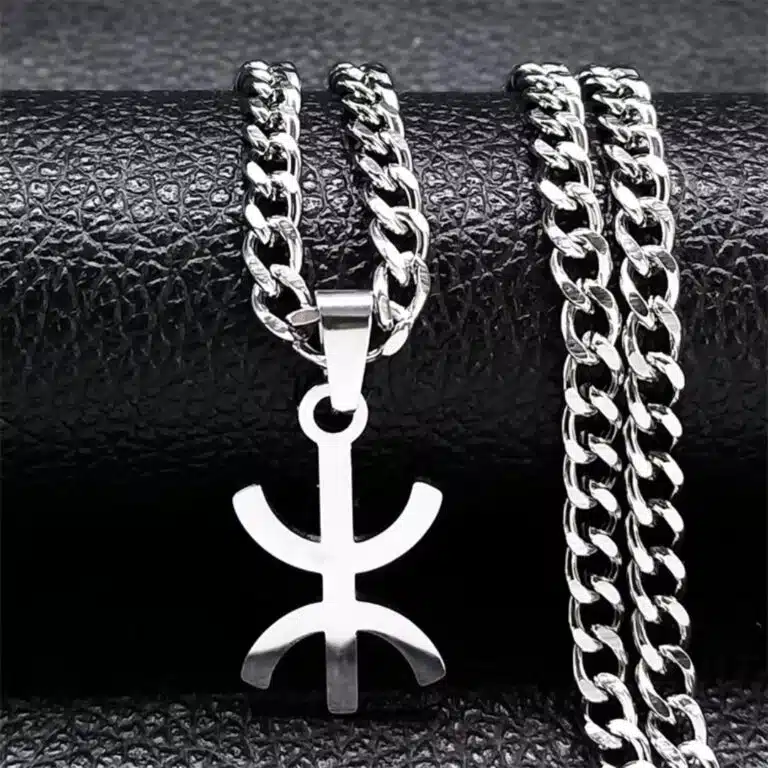 Collier Amazigh acier inoxydable