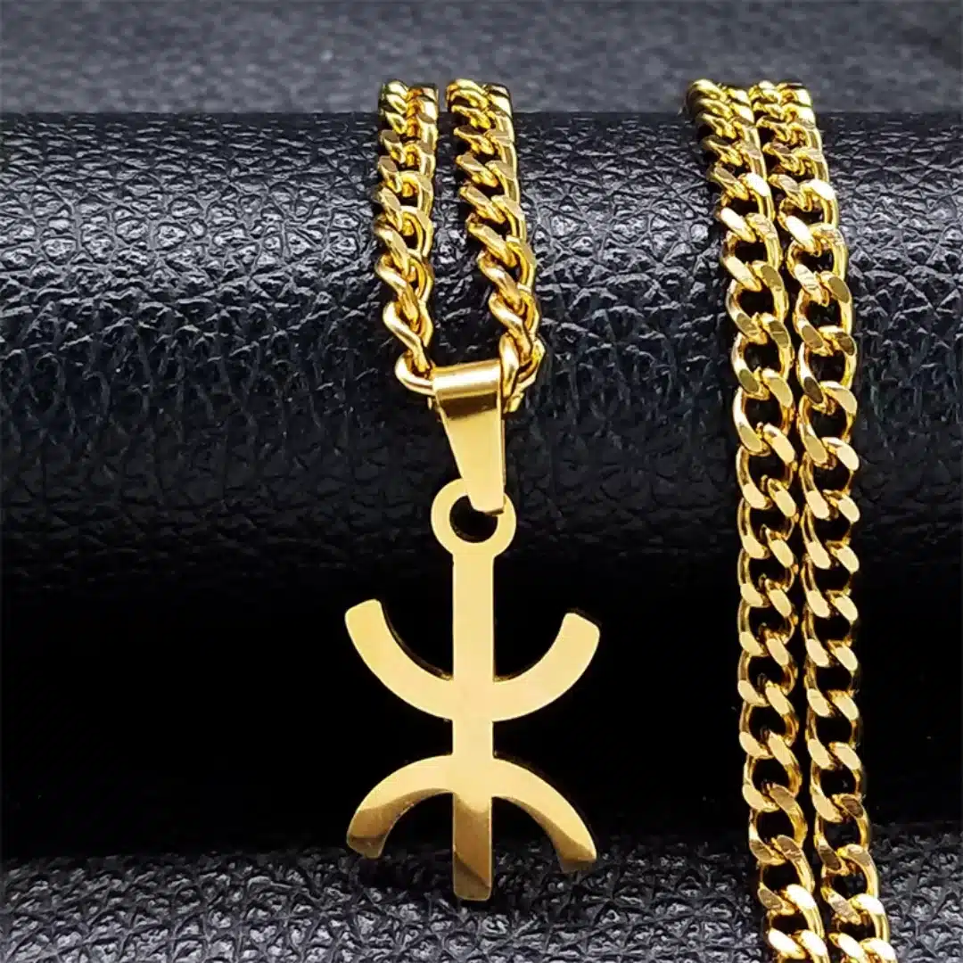 Collier Amazigh acier inoxydable