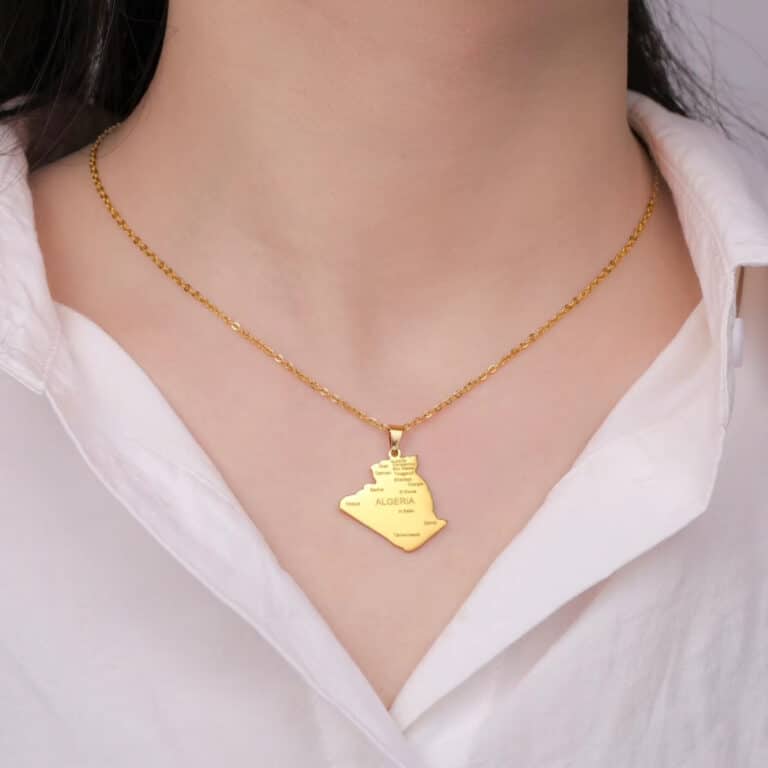 Collier Carte de L'algérie 3