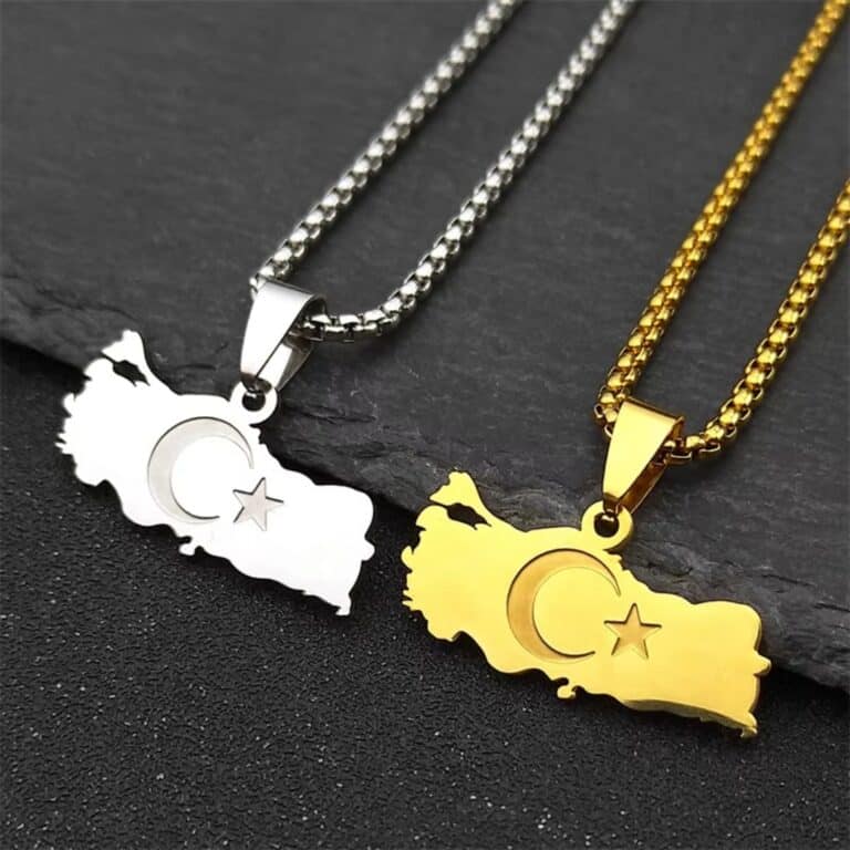 Collier Drapeau Turquie. 1
