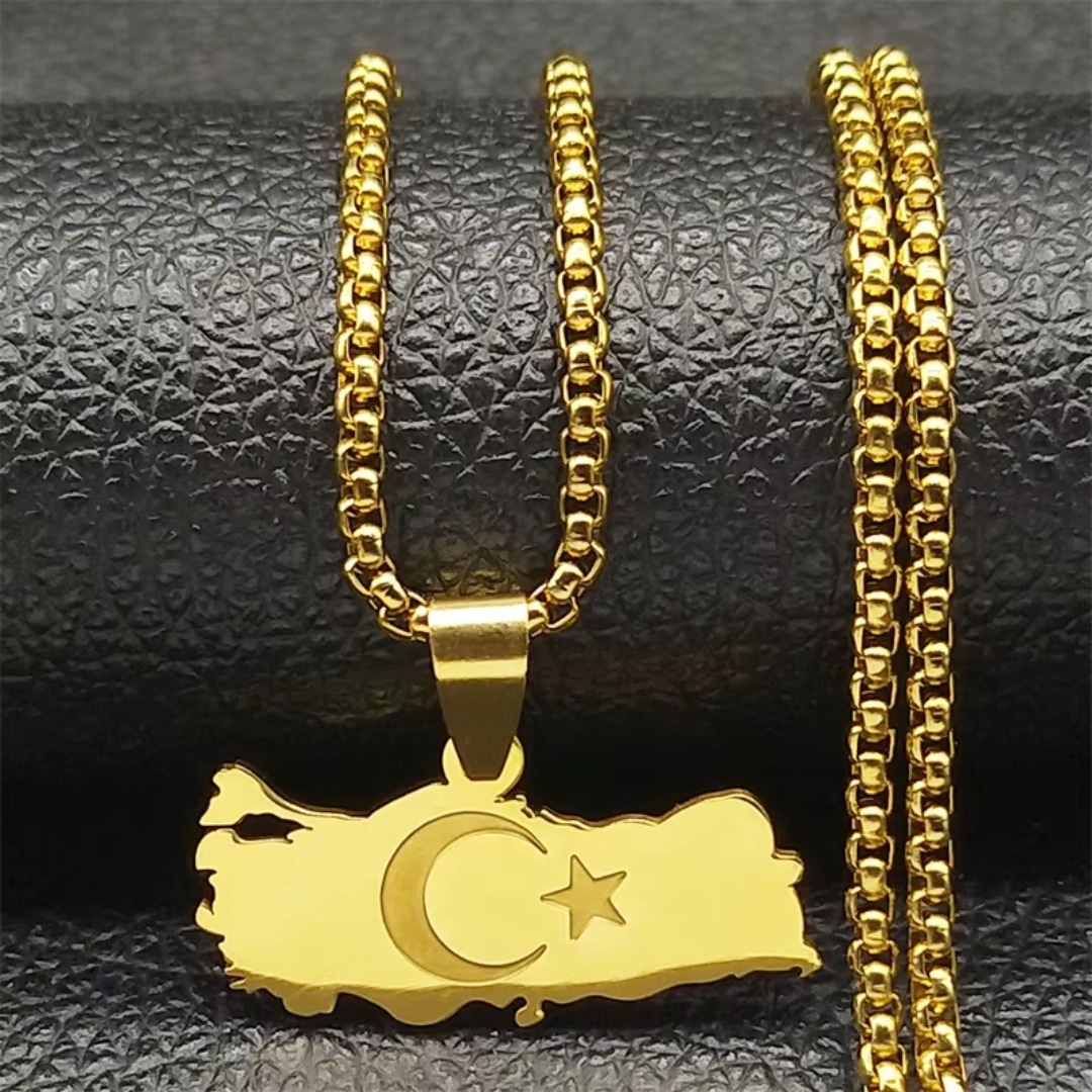 Collier Drapeau Turquie. 3
