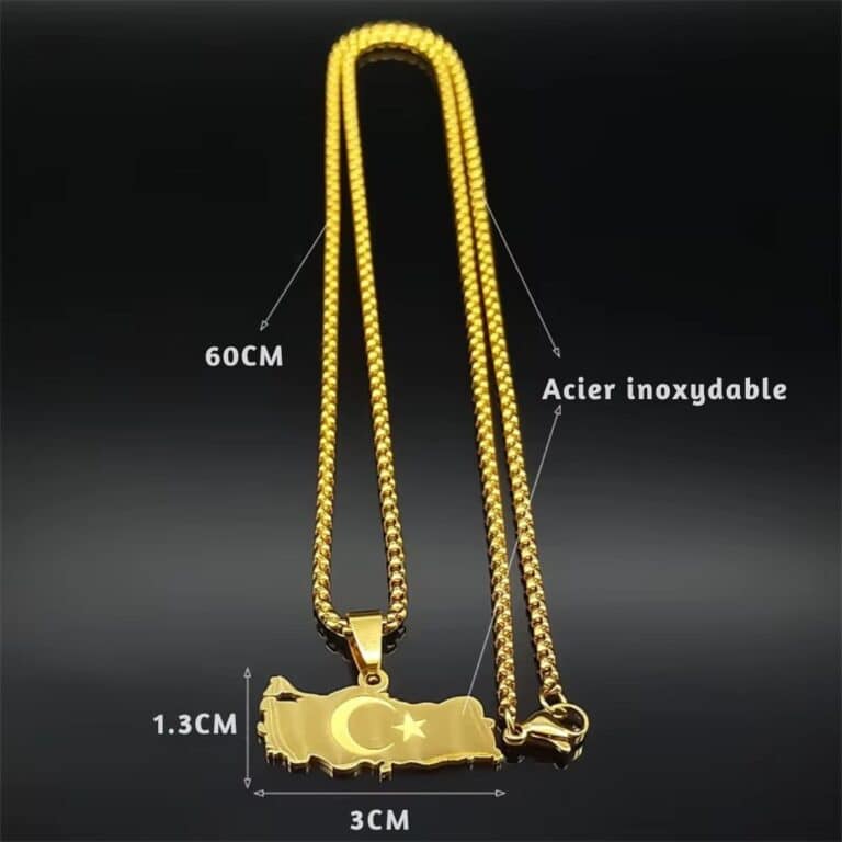 Collier Drapeau Turquie 4