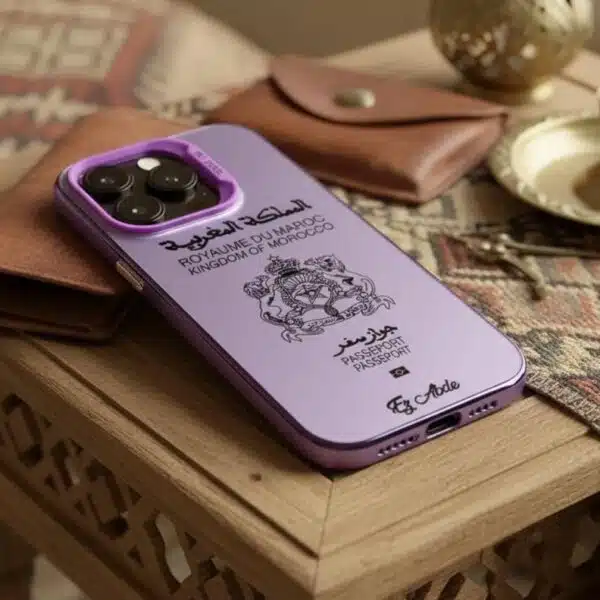 Coque passeport marocain pour iphone