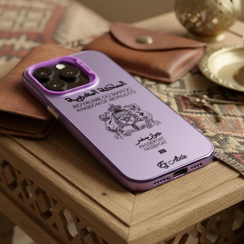 Coque passeport marocain pour Iphone - airdorient (1)