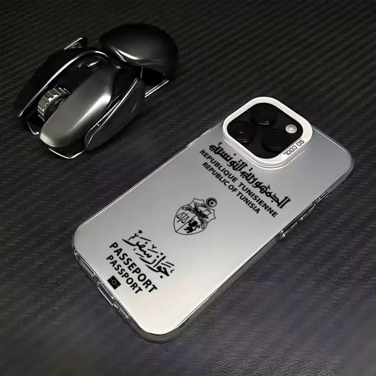 Coque passeport tunisien pour iphone