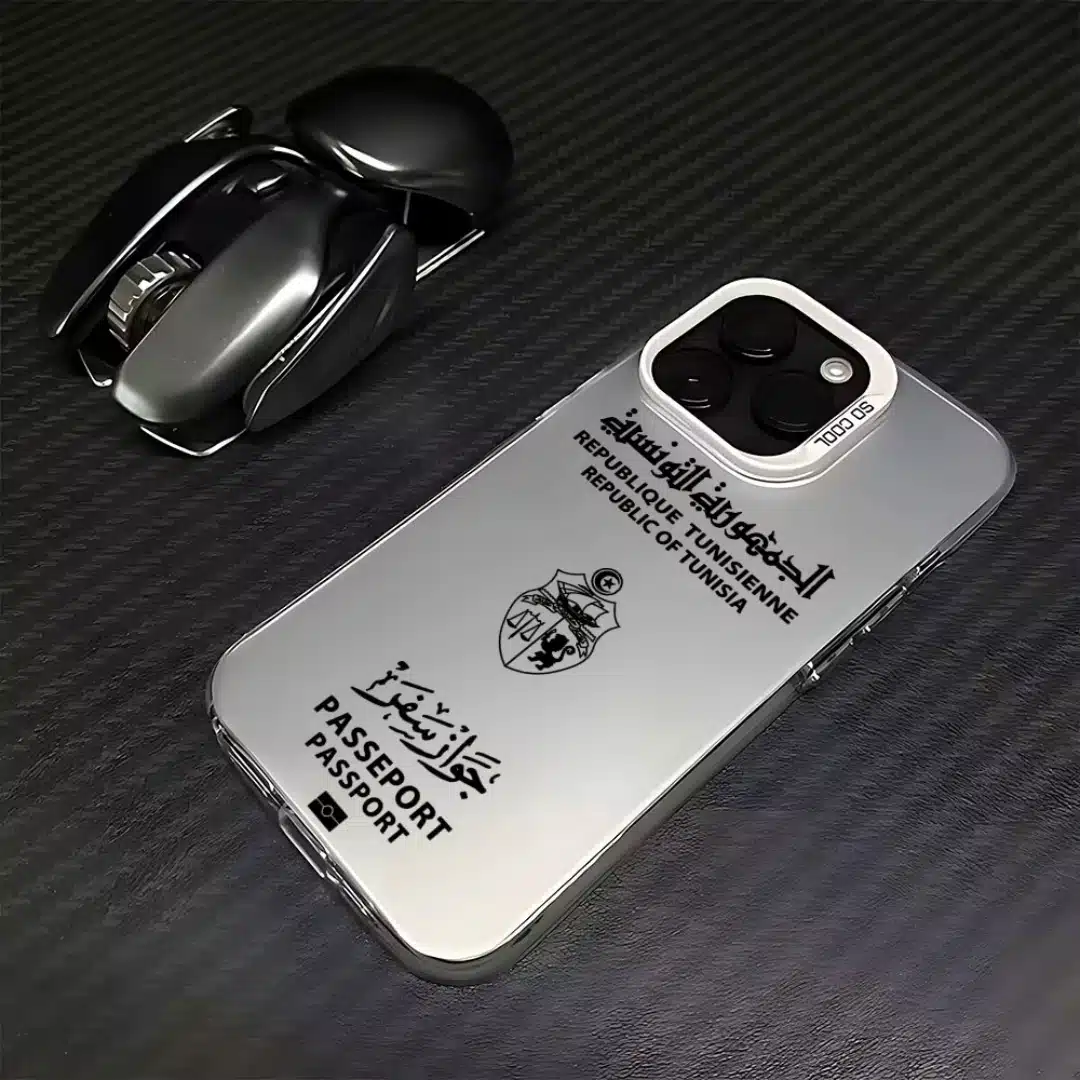 Coque passeport tunisien pour iphone