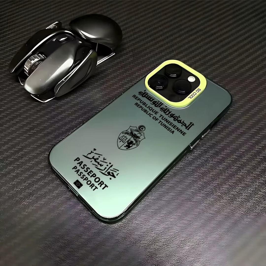 Coque Passeport Tunisien pour Iphone 3