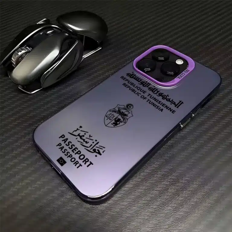 Coque passeport tunisien pour iphone