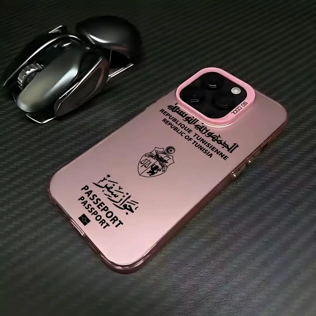 Coque passeport tunisien pour iphone