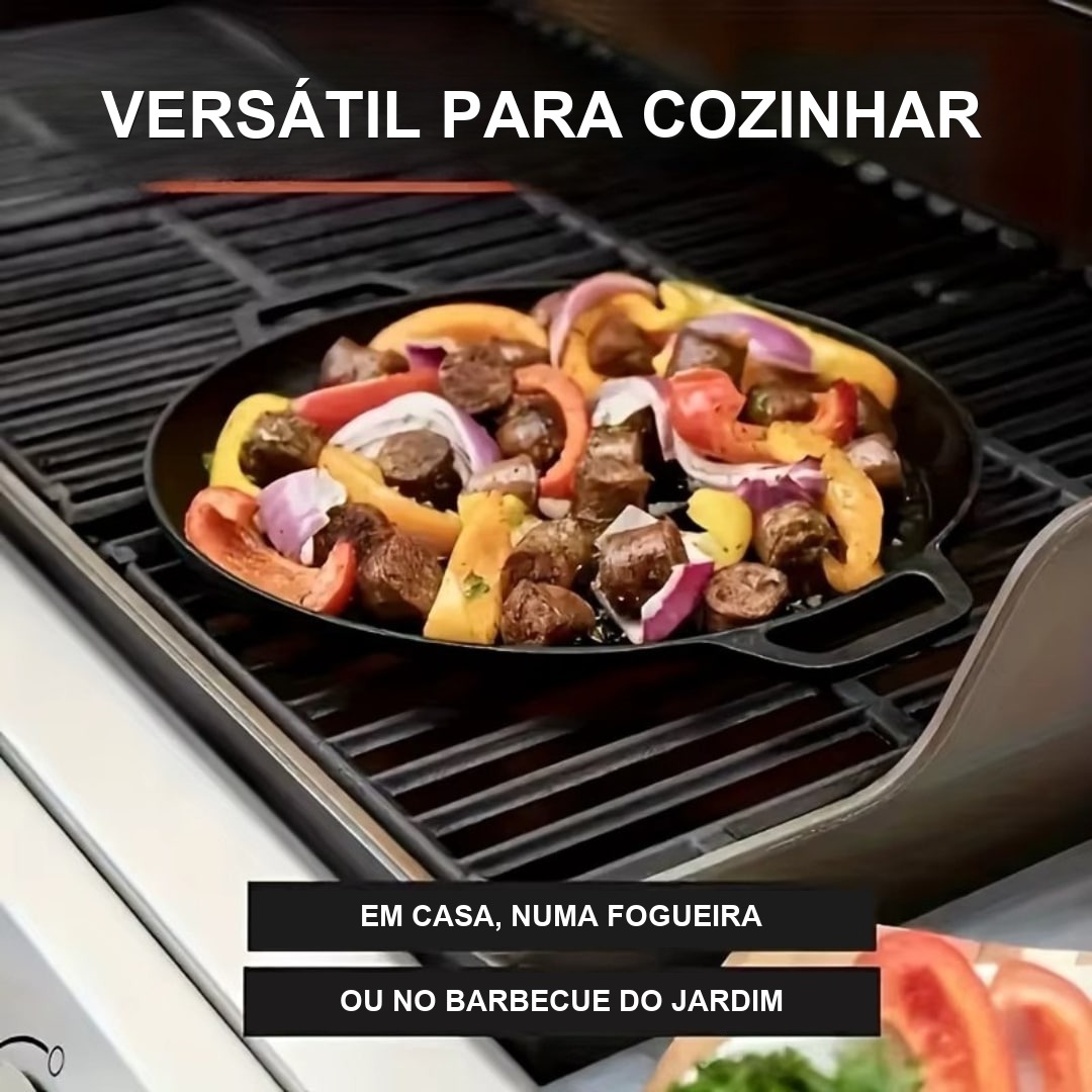 Frigideira para msemen em ferro fundido