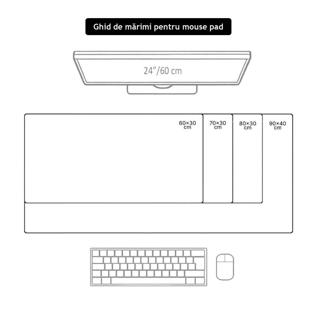 Mouse pad pentru tastatură și mouse, caligrafie islamică an-nahl, culoare cupru