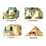 Pyramide von Gizeh aus Mikrobausteinen