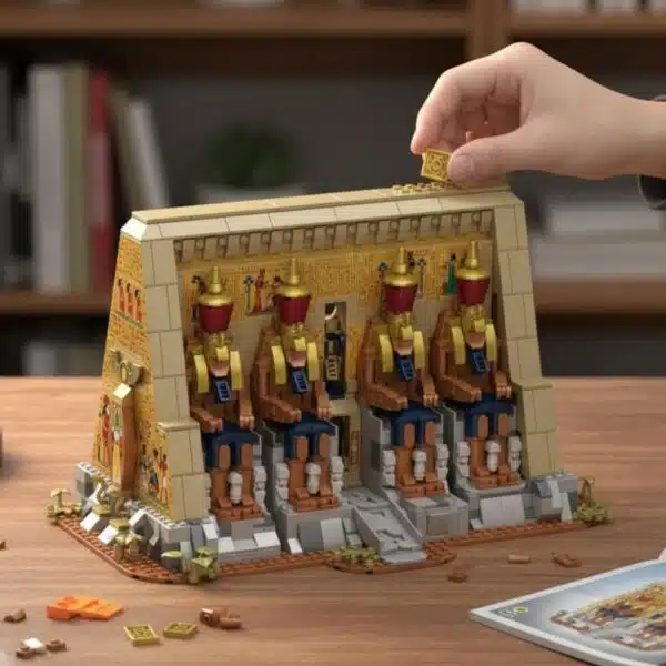 Grand temple egyptien en lego