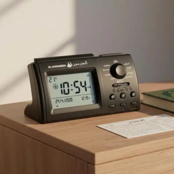 Horloge islamique avec réglage adhan