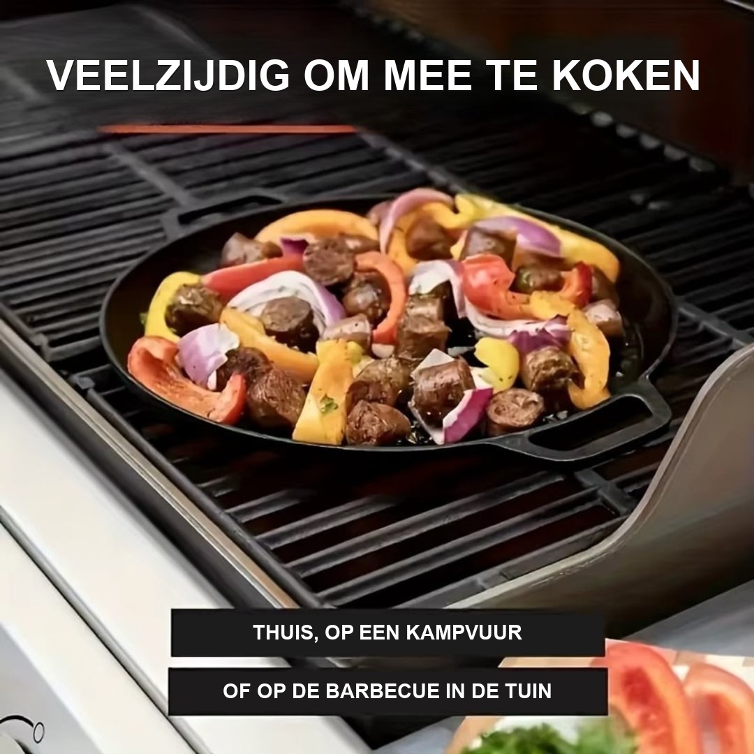 Gietijzeren msemenpan