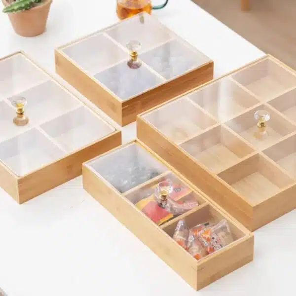 Plateau de rangement compartimenté