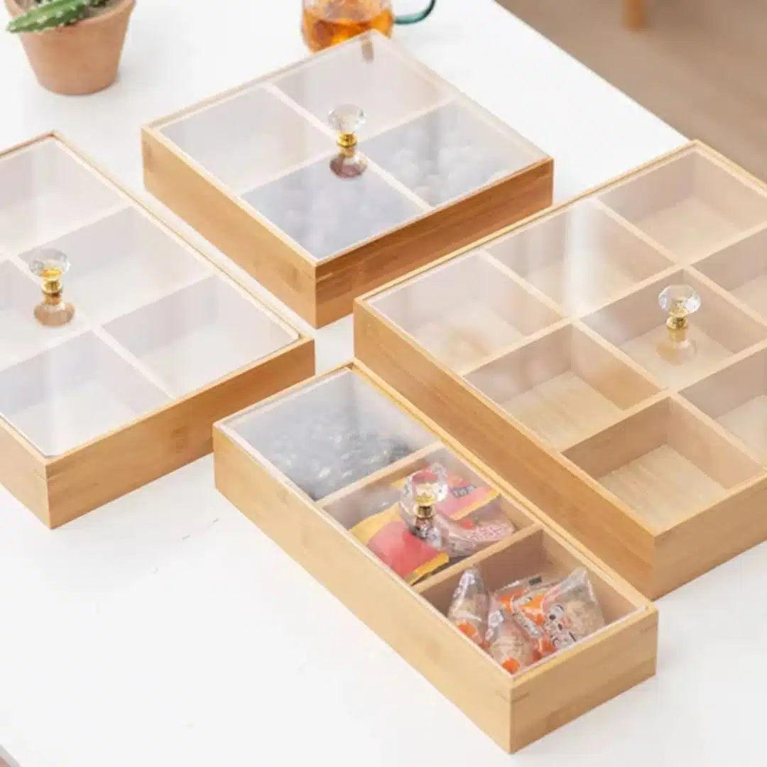 Plateau de rangement compartimenté
