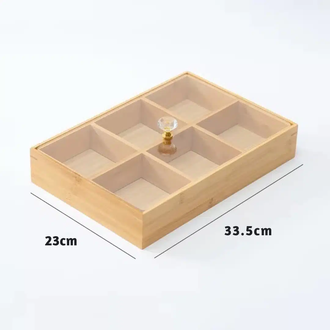 Plateau de rangement compartimenté