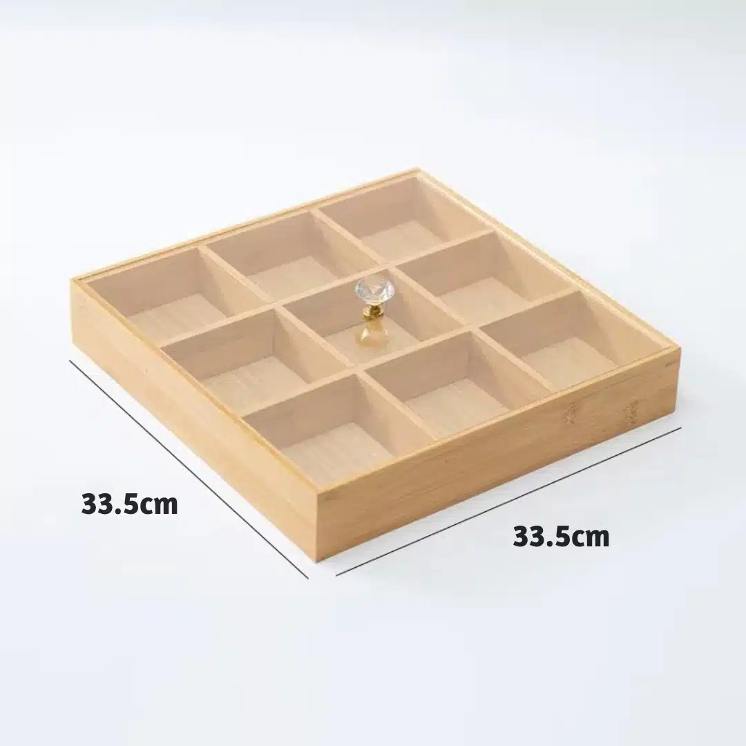 Plateau de rangement compartimenté
