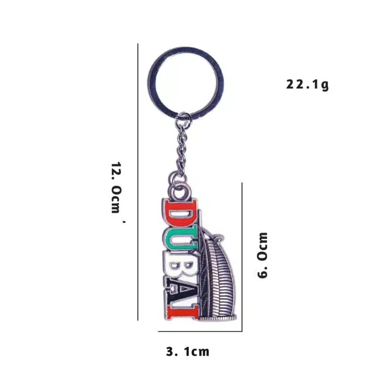 Porte-clés de Dubai avec Burj al