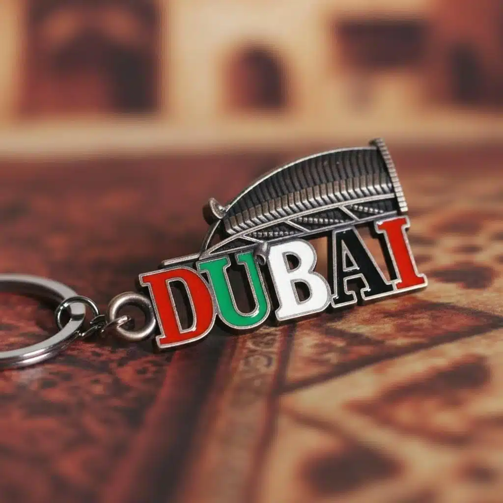 Porte-clés de Dubai avec Burj al