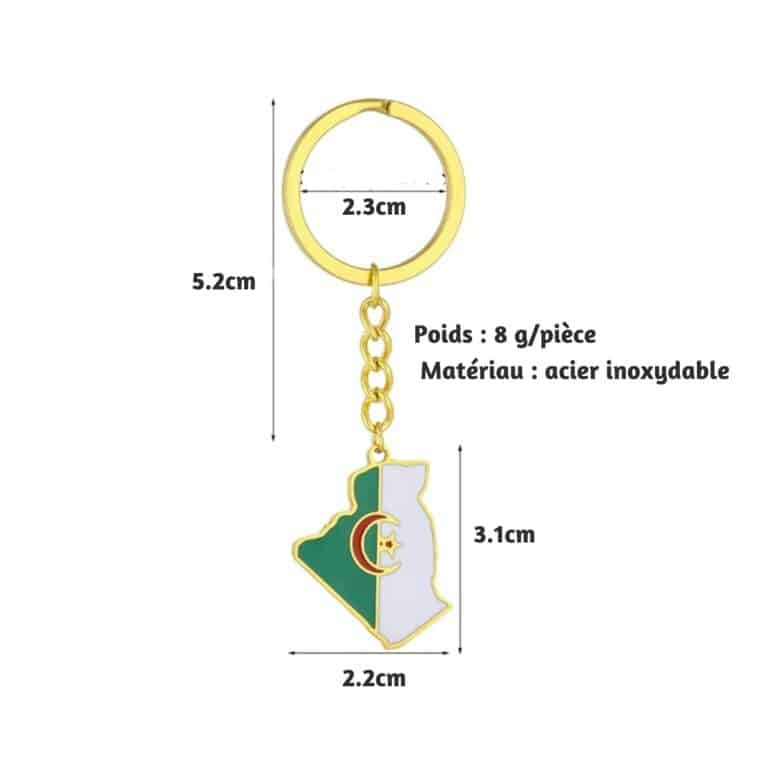Porte-clés Drapeau de L'algérie 6