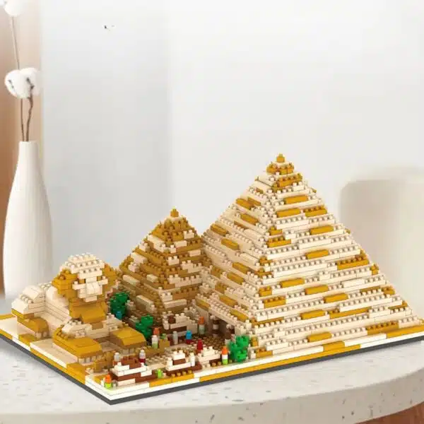 Pyramide degypte et sphinx en lego