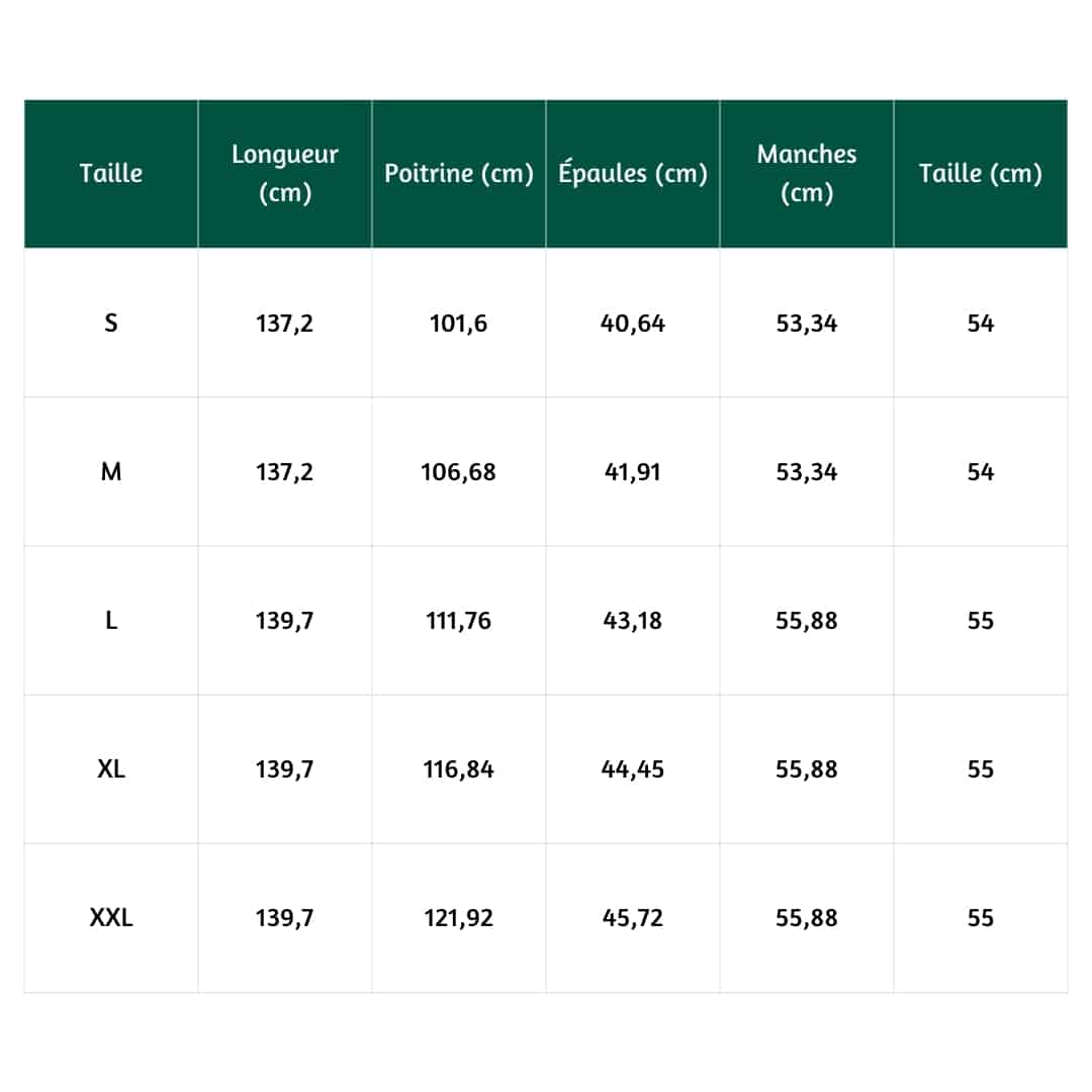 Robe de soirée caftan à broderies dorées et manches longues - dimensions