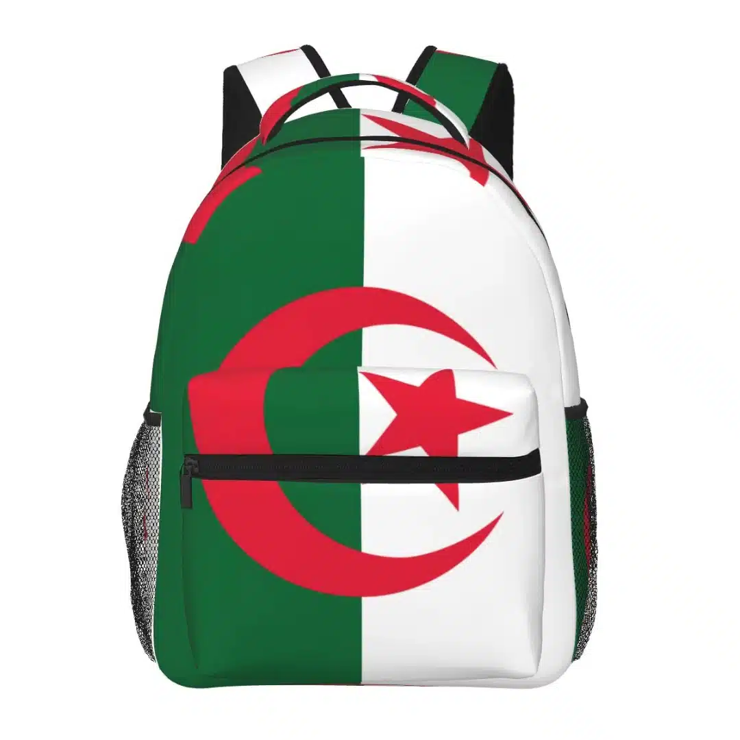 Algeria flag backpack