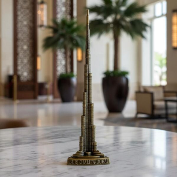 Statue Burj Khalifa en fer