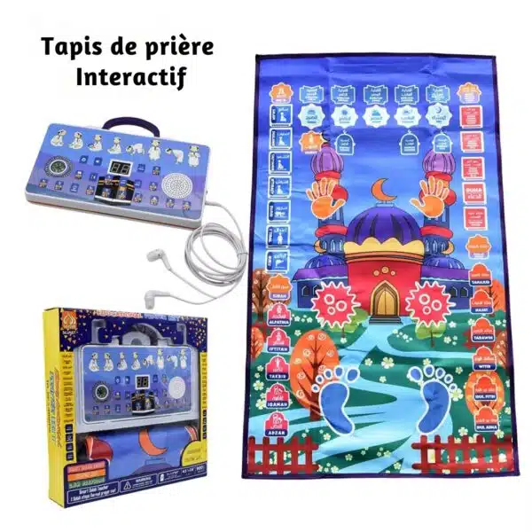 Tapis de priere interactif pour enfant