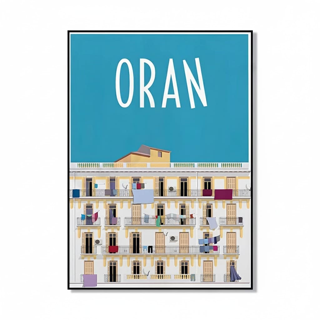 Affiche Décorative Style Vintage Oran
