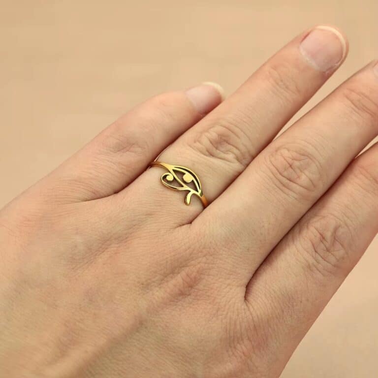 Bague Orientale avec oeil D'horus 6