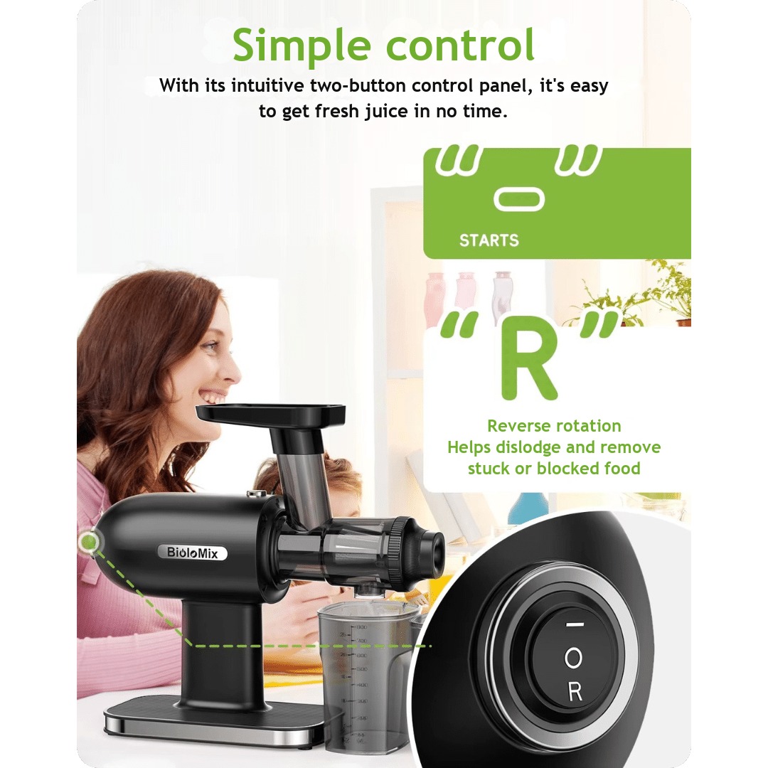 Compact Biolomix juice extractor